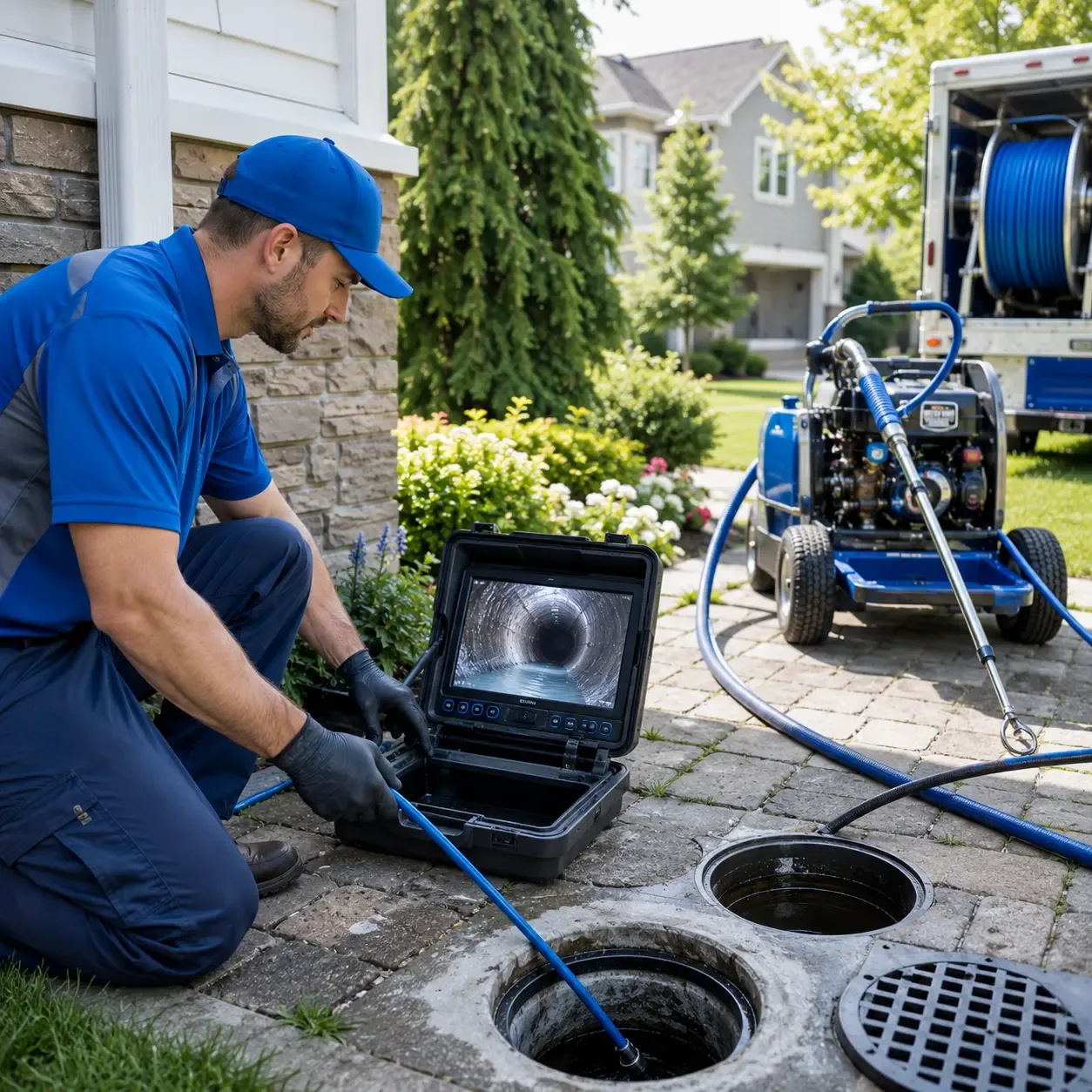 Outdoor drain cleaning professionals serving Kirklin, IN